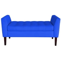 Genérico - Banqueta Baúl Patagonia Color Azul Rey