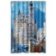 thumbnail image 1 of Cortina de ducha con diseño de castillo, con ganchos, 122 x 183 cm, 1 of 3