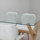 thumbnail image 2 of Comedor Moderno Mesa Xinia 140x90 + 4 Sillones Rubik Blanco | Elegante blanco, 2 of 2
