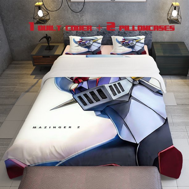 3pcs Demon Steel Machine Theme Print Three Piece bedding Soft Duvet Cover And Two Pillowcases