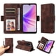 thumbnail image 1 of Carcasa FOXDOCK OPPO A77 4G de cuero PU, diseño acolchado clásico, protección contra caídas y rayones, 1 of 5