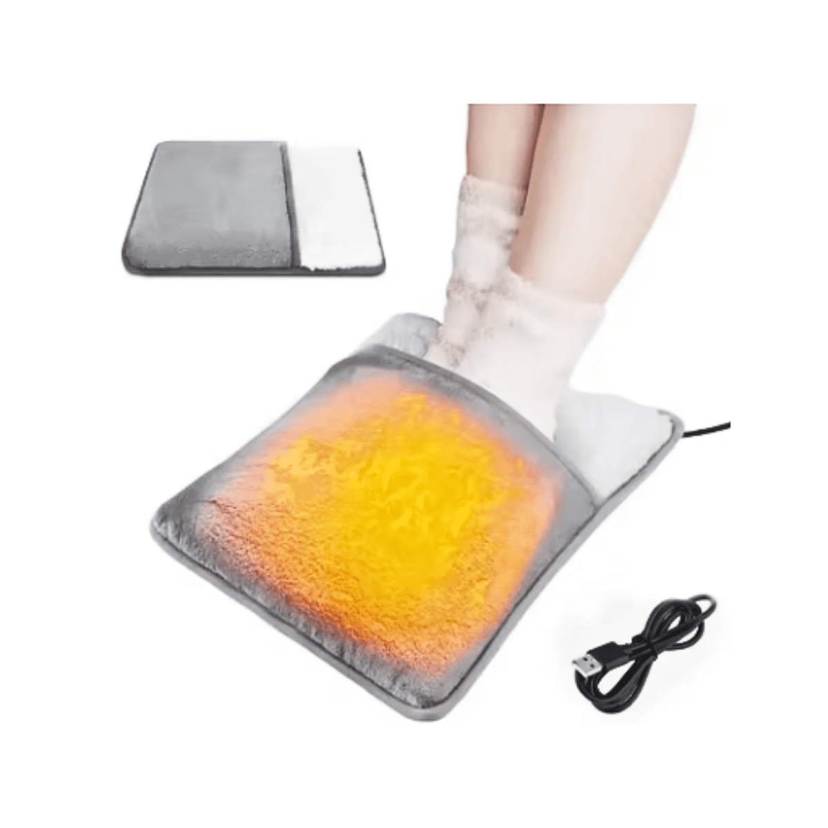 Genérico - Almohadilla Térmica Eléctrica Calefactor Para Pies Multiuso