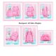 thumbnail image 3 of Mochila con ruedas VIDOSCLA Bowknot para niños y niñas, escuela, 42 cm, 3 of 7