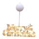 thumbnail image 2 of Luces LED Navideñas Con Letras, Letrero Iluminado Navideño Para Coronas, Fiestas Al Aire Libre, 2 of 5