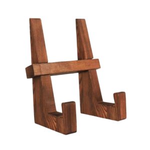 Magideal - Soporte De Madera Para Platos, Soporte Para Libros De Cocina, Caballete Portátil Rústico, Soporte De Exhibición, Portarretratos, Soporte Para Cocina,