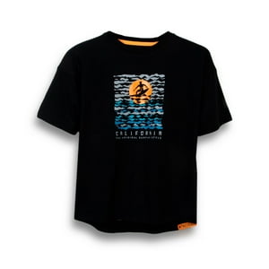 Polera Niño Negro Pillin