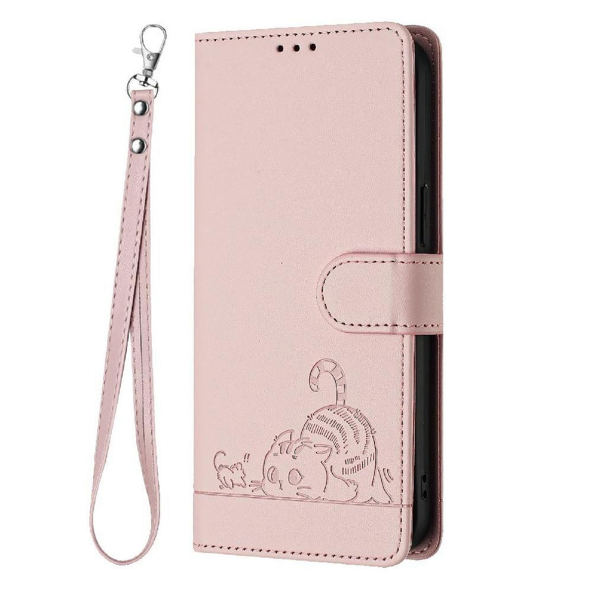 Funda Tipo Cartera Foxdock Para Samsung Galaxy A11 Con Soporte, Ranuras, Rfid, Diseño De Gato