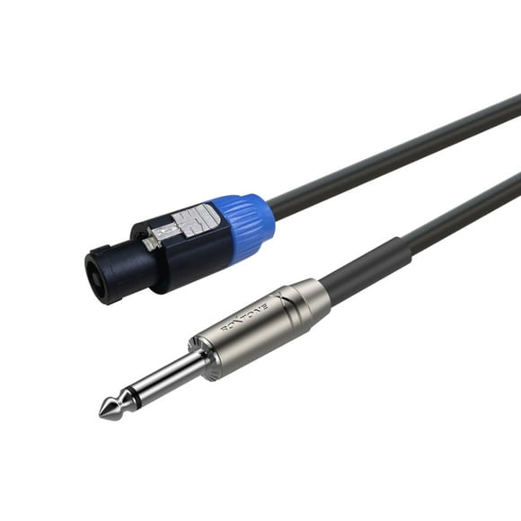 Cable Amplificador speakon Hembra a Jack Mono de 6,3 mm - 10 Metros