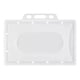 thumbnail image 1 of Pack 50 Pcs Porta Credencial Plastico Transparente Rigido Blanco-horizontal, 1 of 7