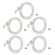 thumbnail image 1 of 5pcs 5050 3528 RGB LED De Tira De Luz Cable De Extensión Conector Línea 4 Pin 1M, 1 of 6