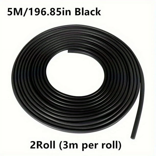 2 Rolls Car Door Protectors Edge Guards,Car Edge Trim Rubber Seal Protector With U Shape Car Protection Door Edge Guard Fit For Most Car (196.85inch Per Roll)