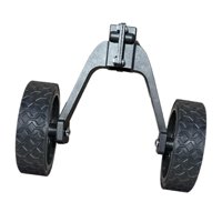 Ioensy - Rueda Auxiliar Para Cortacésped, Tubo De Eje De 0,8 Pulgadas, Accesorio Para Desbrozadora