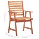thumbnail image 2 of 6 Sillas de Comedor para Exteriores Casafoyer con Cojines de Madera de Acacia, 2 of 5