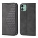 thumbnail image 2 of Funda Flip FOXDOCK para iPhone 11 Pro Max , Estilo Billetera con Diseño Rombo, Correa de Mano y Soporte, Uso Diario, 2 of 5