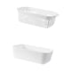 thumbnail image 2 of Bandeja De Brotes, Cesta Blanca, Práctico Plato De Brotes Para Jardín, Cocina Interior, 2 of 5