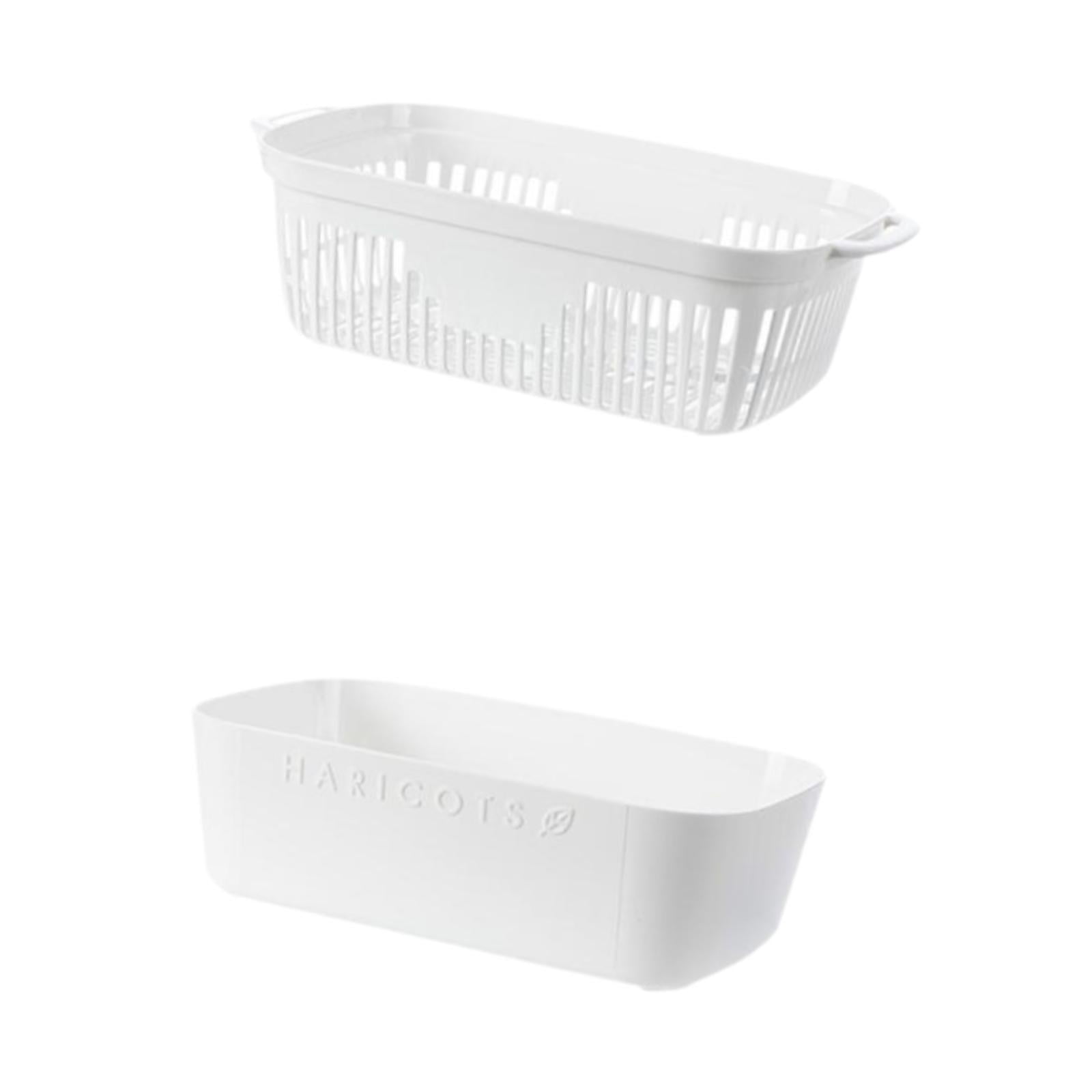 Magideal - Bandeja De Brotes, Maceta Para Vivero, Cesta Blanca, Macetero De Verduras, Práctico Estuche Para Brotes, Bandeja De Germinación Para Cocina, Jardín Al