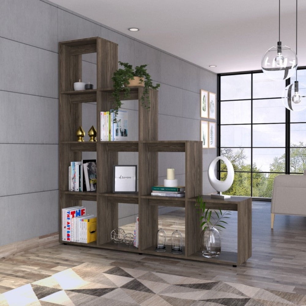 Tuhome - Biblioteca Escalera Beijing Coñac Y Blanco