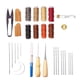 thumbnail image 1 of Kit De Herramientas De Cuero De 32 Piezas Juego De Herramientas De Trabajo De Cuero De Costura A Mano De Cuero DIY, 1 of 5