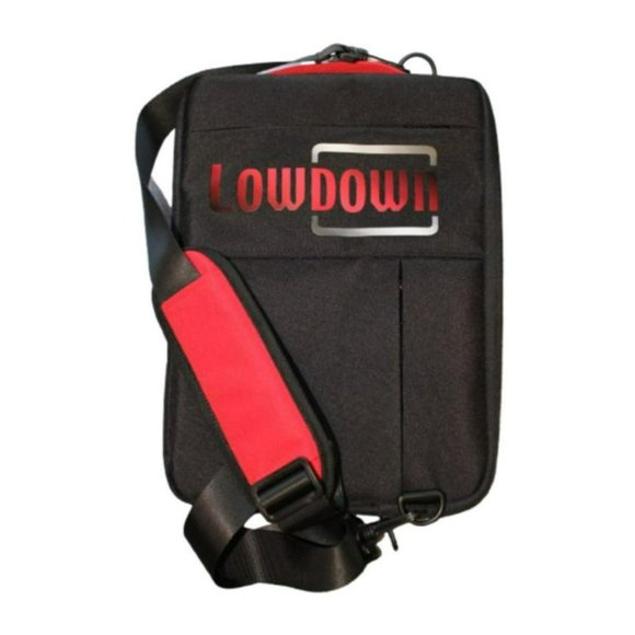 Bolso de Hombro LOWDOWN Negro Resistente al Clima con Acolchado