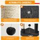 thumbnail image 3 of Rascador Arbol Para Gatos  Belug Caseros Torre Yute 116cm  negro, 3 of 4