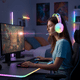 thumbnail image 4 of Audífonos De Cable Con Microfono Gamer Luz Rgb Blanco, 4 of 6