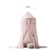 thumbnail image 3 of Dosel de cama para niños, cuna redonda para bebé, carpa de juego con forma de castillo para interior y exterior, decoración colgante para casa, rincón de lectura, lona de algodón coral, 3 of 5