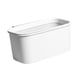 thumbnail image 3 of Bote de basura colgante, Herramientas de limpieza del hogar Contenedor de basura, Mini Cubo de basura de cocina para puerta de gabinete Encimera Dorm Gris, 3 of 5