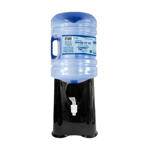 Dispensador de agua sobremesa plástico triangular negro
