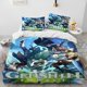 thumbnail image 1 of Genshin Impact Game GamerComforter Bedding Set,Duvet Cover Bed Set Quilt Cover Pillowcase, Size Bedding Set Bed Sheets, 1 of 5