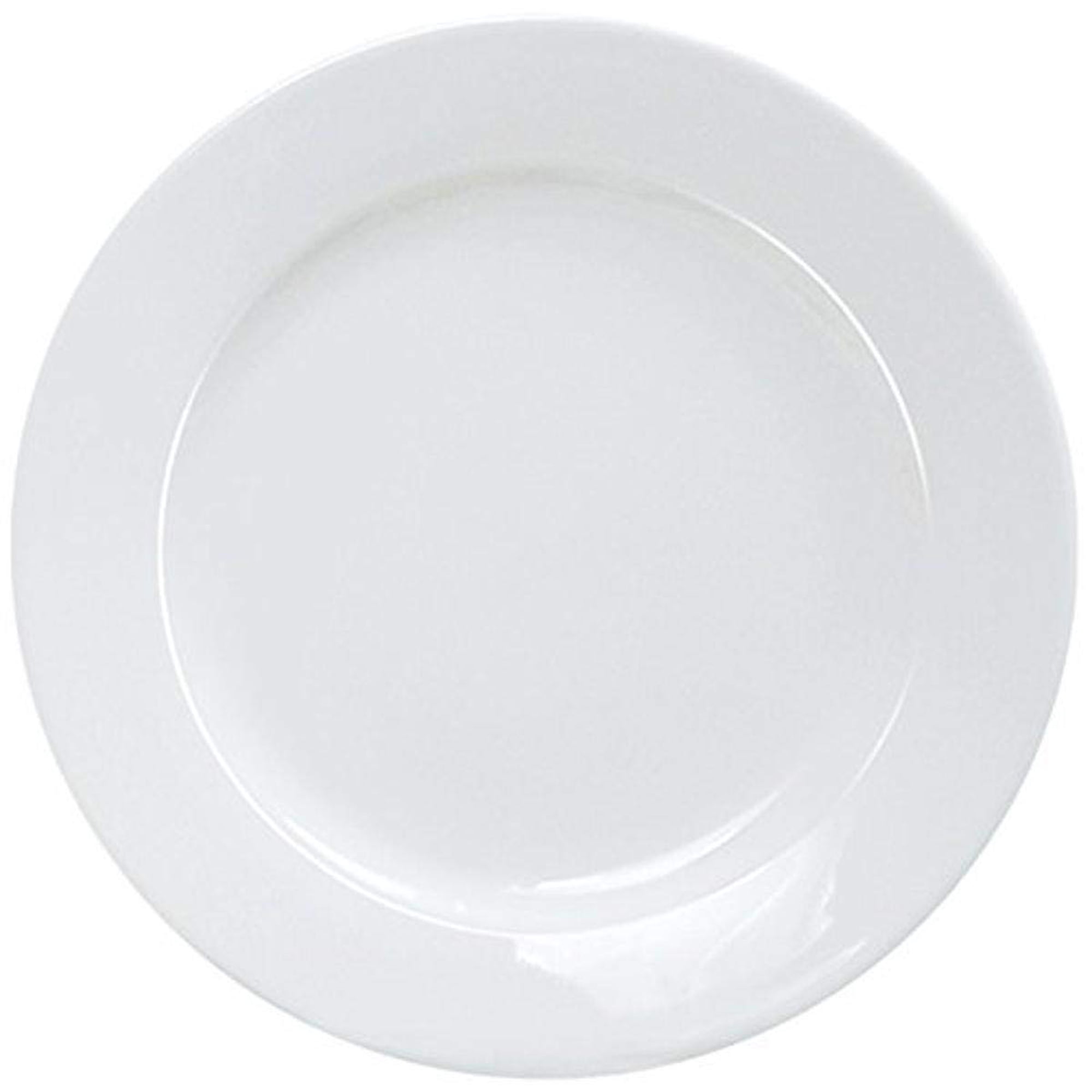 Plato Para Pan Yanco Ac-5 Abco, 14 Cm De Diámetro, Porcelana Superblanca