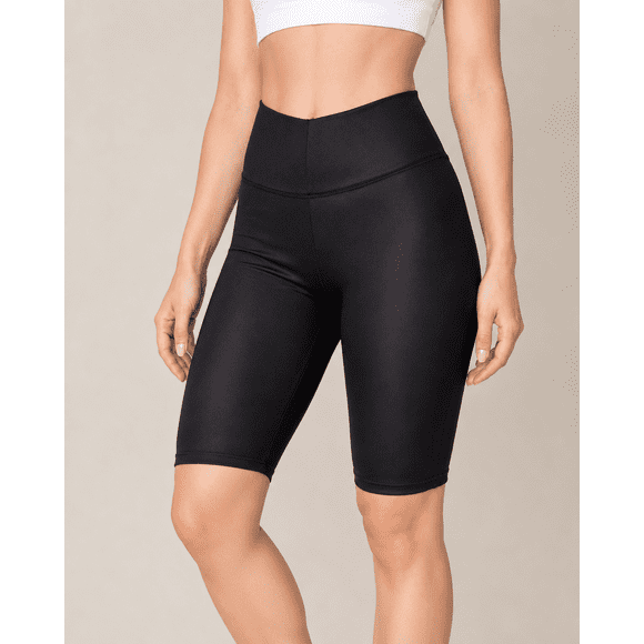 Calza Biker Short Mujer Suplex Elasticada Gym Fitness