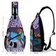 thumbnail image 2 of Indigo Park Riñonera Bandolera con Estampado Integral para Hombres y Mujeres, Bolso Cruzado Gráfico de Tendencia, Mochila de Hombro Streetwear para Ciclismo y Deportes, Riñonera Versátil Casual, 2 of 6