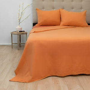 Sábanas De Polar Composé King 2.5 Plazas / Bicolor Terracota – Doral