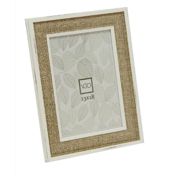 Vgo - Marco Simil Madera Rustico Beige 20x30 Cm Beige