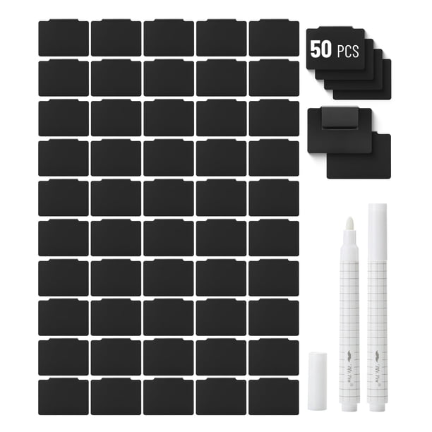 Juego de etiquetas para cestas con clip Mr. Pen, 52 unidades con 50 etiquetas de papelera