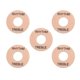 thumbnail image 1 of Placa Redonda De Anillo Triple De Ritmo, 5 Uds., Para Interruptor De Palanca Les Paul, Color Amarillo, 1 of 5