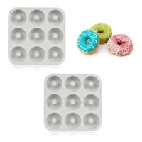 Genérico - Pack 2 Moldes Silicona Donas Moldes De Silicona Donas 9 Dona