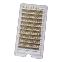 Magideal - Juego De 10 Etiquetas De Marcador De Precios, Cubos De Precios Reutilizables Ajustables De Aleación De Zinc Y Metal 3D Para Joyería Y Exhibición De Ar Estilo B