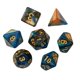 thumbnail image 3 of 7 Piezas De Dados De Acrílico Juguetes De Fiesta D4 D8 D10 D12 D20 Para MTG RPG Juego De Rol Azul áureo, 3 of 5
