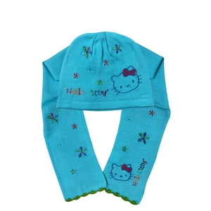 Pack Gorro+Bufanda Niña Hello Kitty Turquesa Talla Única