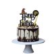 thumbnail image 1 of Cake Topper LVUPKFF Mago 8.º Cumpleaños Negro con Brillo, 1 of 4