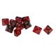 thumbnail image 4 of Dados De Juego De 10 X 10 Lados Dados De 16 Mm Para Juegos De Mesa / Ense?anza De Matemáticas Rojo + Negro, 4 of 5