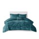 thumbnail image 1 of Juego de edredón Ergode Luxurious Velvet Teal con fundas y almohada, 1 of 6