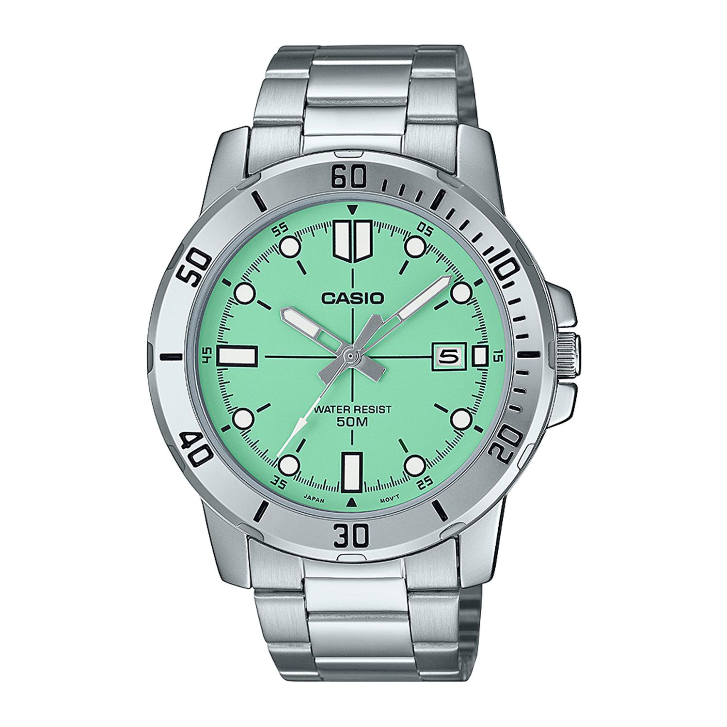 Reloj Hombre Casio Mtp-Vd01D-3E1Vudf Plateado 49×45×10,3Mm