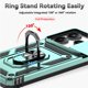thumbnail image 2 of Funda Resistente Anillo Soporte Xiaomi Note 14 4G Privacidad Cámara Montaje Magnético Verde, 2 of 5