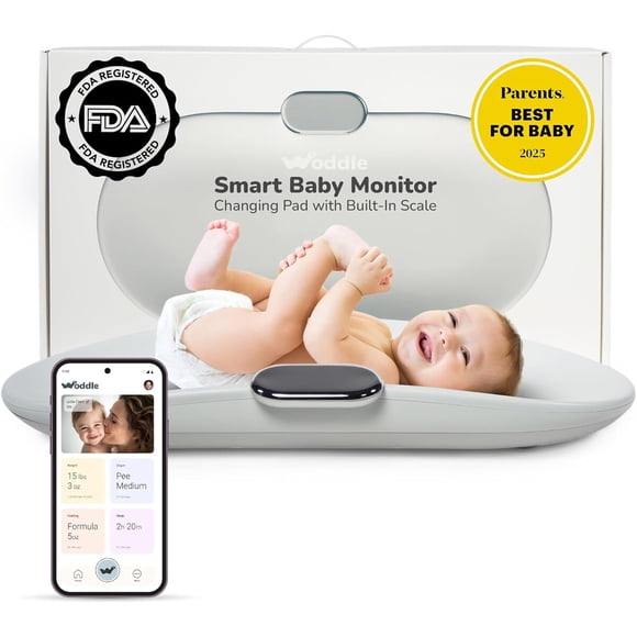 Cambiador Inteligente Woddle Balanza Médica Pantalla 50 lbs
