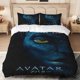 thumbnail image 1 of Avatar Na'vi Close-Up Print Bedding Set Duvet Cover + 2 Pillowcases \u2013 Soft & Breathable for Home/Guest Room Use, 1 of 1