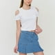 thumbnail image 3 of Polera Niña Teen Manga Corta Rib Blanco Corona, 3 of 5