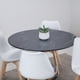 thumbnail image 2 of Comedor Mesa Tulip Redonda 100cm Negra + 4 Sillas Tulip Blancas, 2 of 3