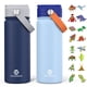 thumbnail image 1 of Botella de agua GoKeda Kids, 500 ml, 2 unidades, con aislamiento y pegatinas, 1 of 7